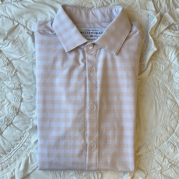 Mizzen+Main Other - Mizzen + Main Leeward Light Pink Check